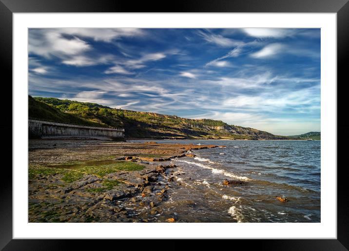 East Cliff Beach & The Spittles                    Framed Mounted Print by Darren Galpin
