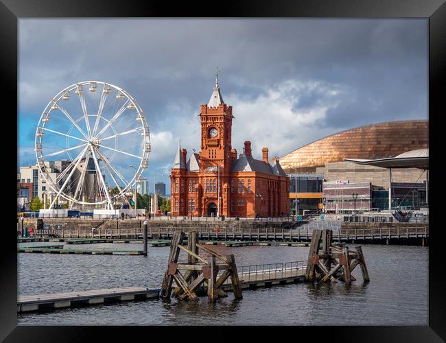 Cardiff Bay, Awe-inspiring Beauty Framed Print by Colin Allen