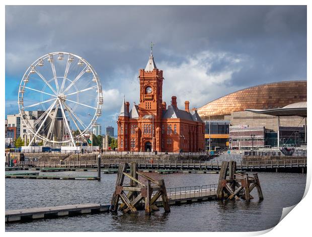 Cardiff Bay, Awe-inspiring Beauty Print by Colin Allen