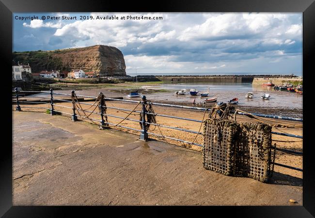 Staithes North Yorkshire Framed Print by Peter Stuart
