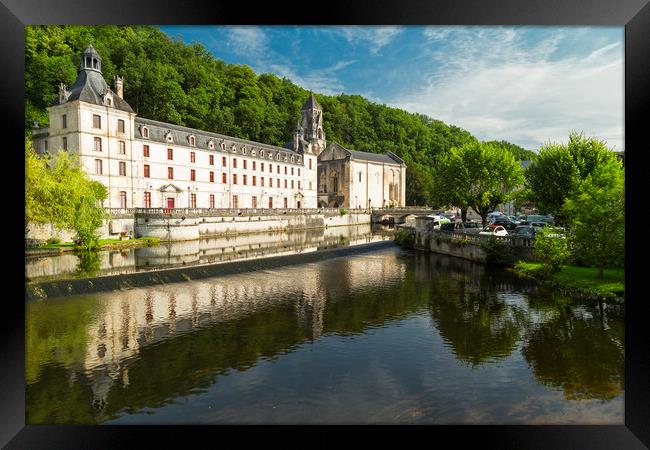 Charlemagne's Brantome Abbey Framed Print by Rob Lester