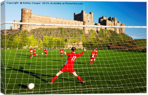 Goal. Canvas Print by Ashley Cooper