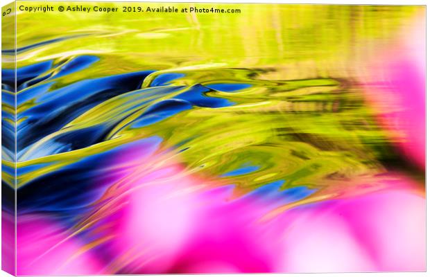 Water flow. Canvas Print by Ashley Cooper