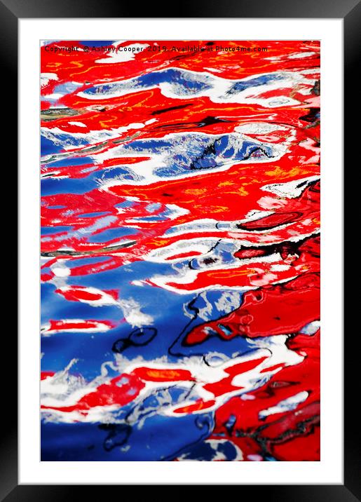 Reflected colour. Framed Mounted Print by Ashley Cooper