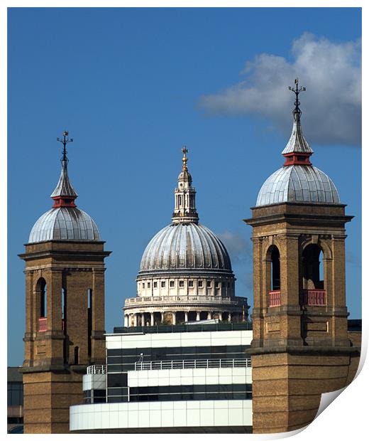 St Pauls an alternate view Print by Chris Day