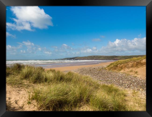Freshwater West. Pembrokeshire, Wales. Framed Print by Colin Allen