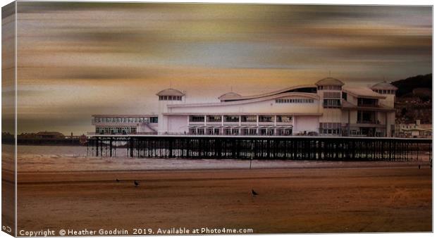 The Grand Pier Canvas Print by Heather Goodwin