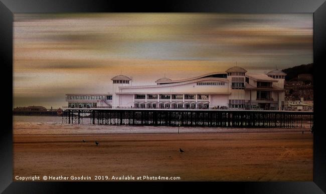 The Grand Pier Framed Print by Heather Goodwin