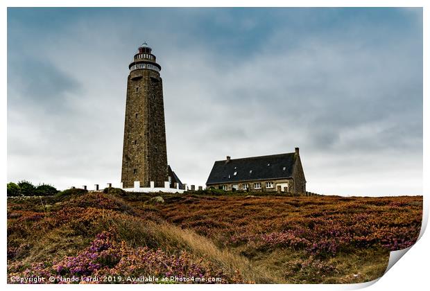 Cape Levi Lighthouse Print by DiFigiano Photography