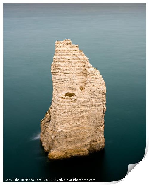 The Needle Of Etretat Print by DiFigiano Photography