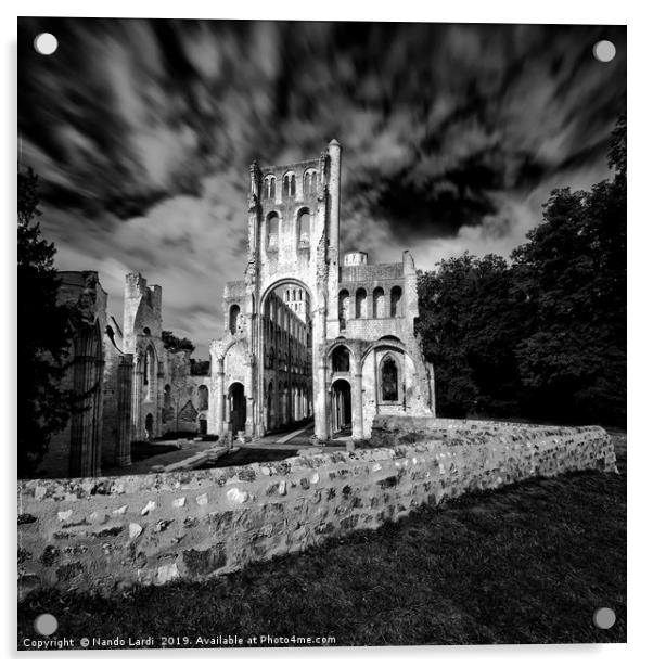 Abbey Jumieges Acrylic by DiFigiano Photography