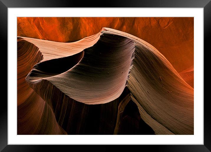 Sandstone Melody Framed Mounted Print by Mike Dawson