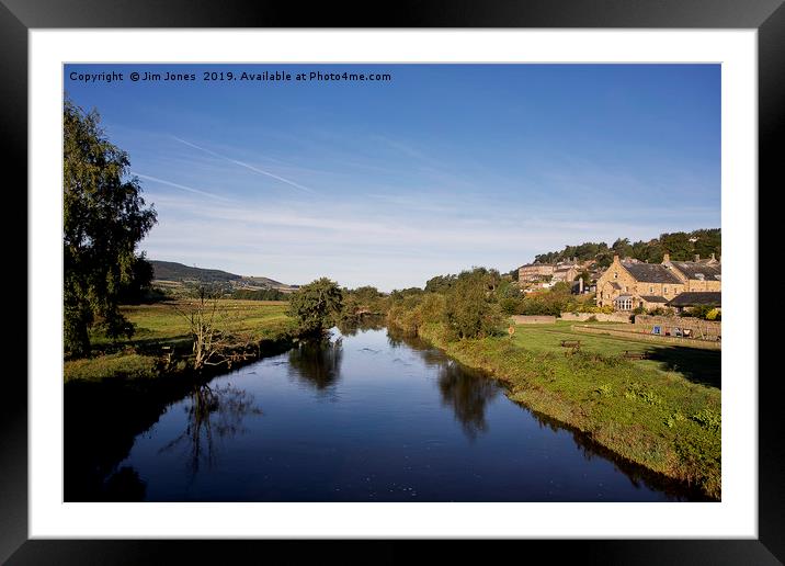 The River Coquet at Rothbury Framed Mounted Print by Jim Jones