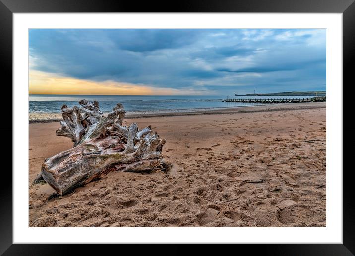 Aberdeen Beach Framed Mounted Print by Valerie Paterson