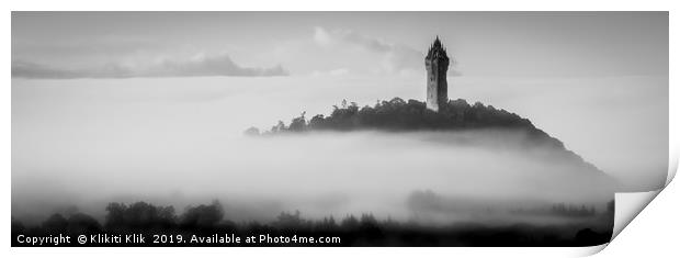 The Wallace Monument Print by Angela H