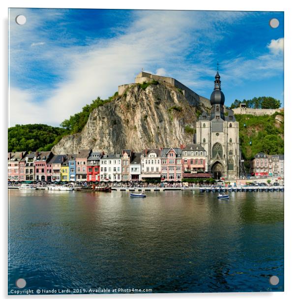 Downtown Dinant Acrylic by DiFigiano Photography