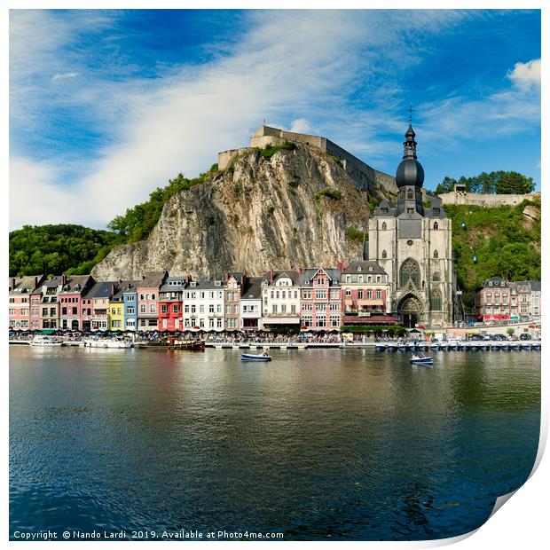 Downtown Dinant Print by DiFigiano Photography