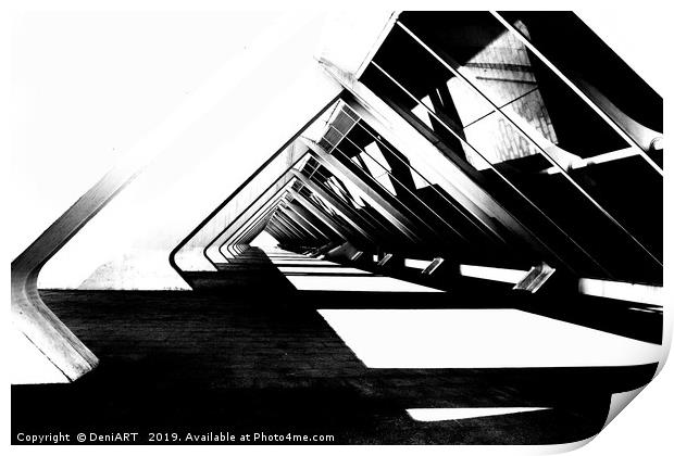 Modern architecture III Print by DeniART 