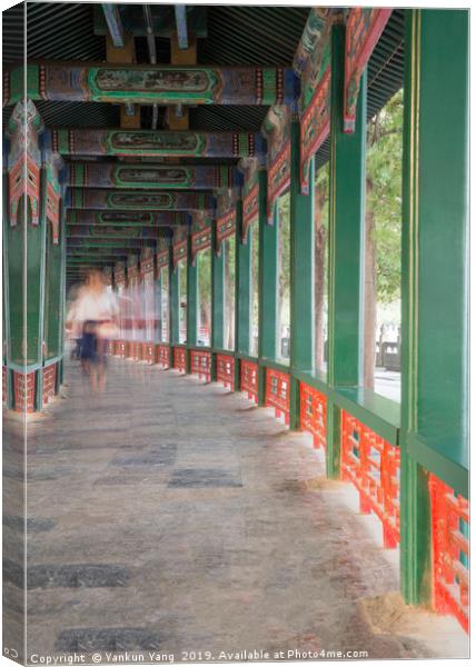 The long corridor Canvas Print by Yankun Yang