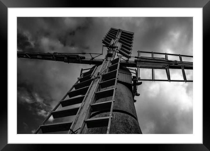 My Windmill is a monster Framed Mounted Print by Peter Smith