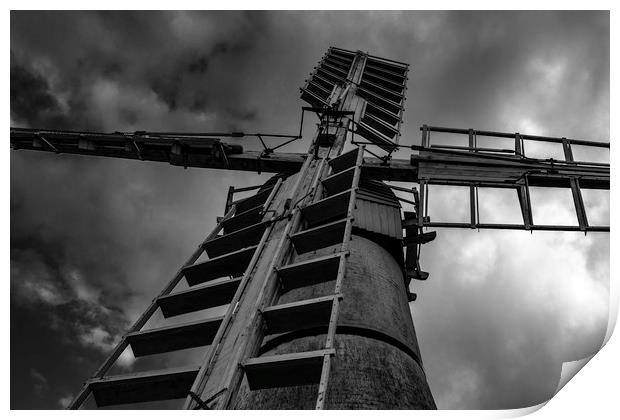 My Windmill is a monster Print by Peter Smith