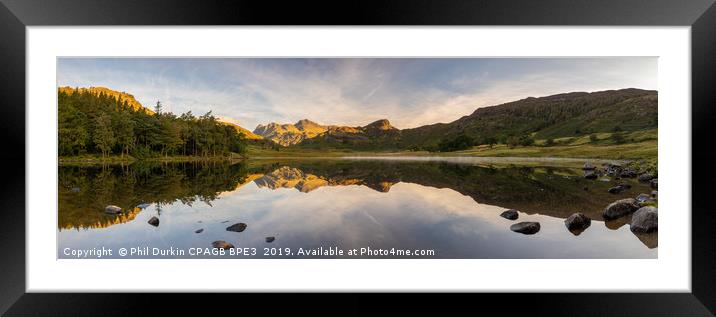 Blea Tarn Lake District National Park Framed Mounted Print by Phil Durkin DPAGB BPE4