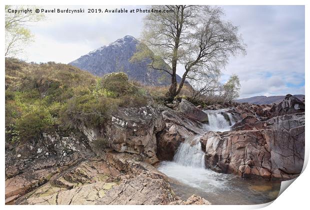 Buachaille Etive Mor Print by Pawel Burdzynski