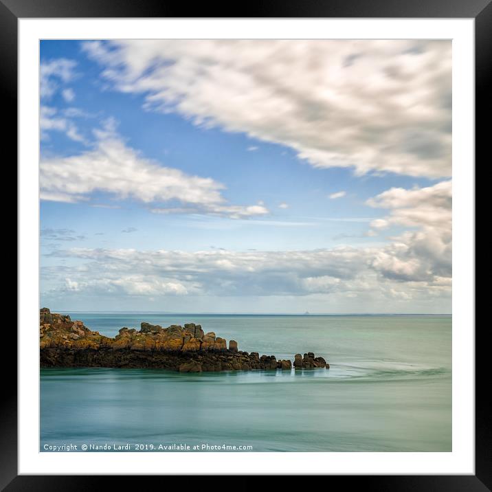 Pointe de Grouin Framed Mounted Print by DiFigiano Photography
