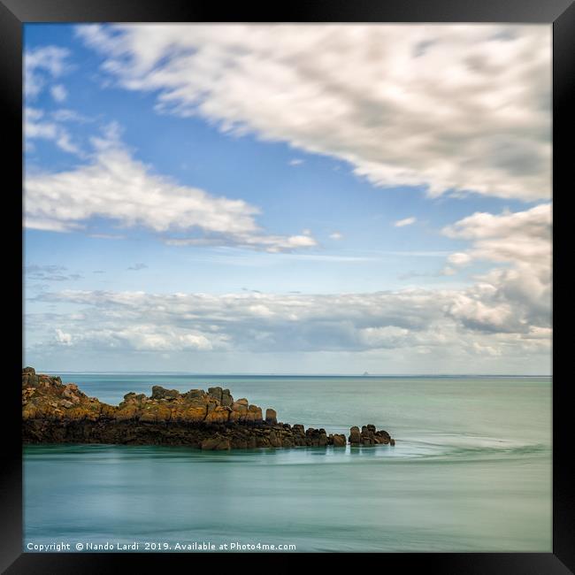 Pointe de Grouin Framed Print by DiFigiano Photography