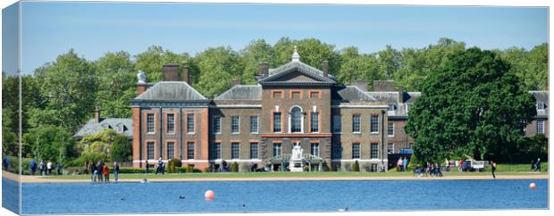  Kensington palace in London Canvas Print by M. J. Photography