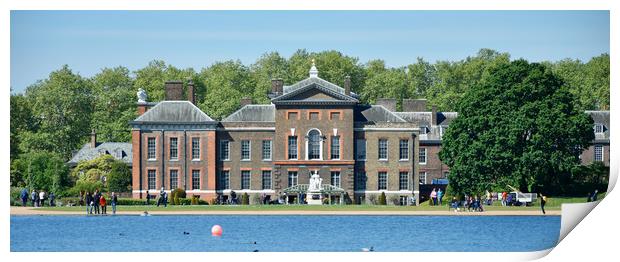  Kensington palace in London Print by M. J. Photography