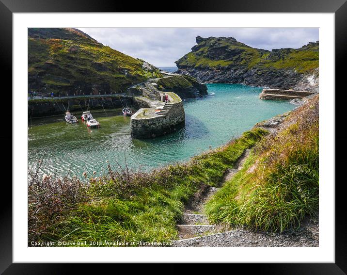 Cornish Harbour Framed Mounted Print by Dave Bell