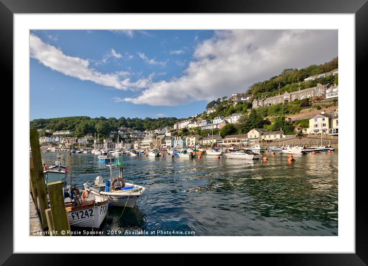 The River Looe in South East Cornwall Framed Mounted Print by Rosie Spooner