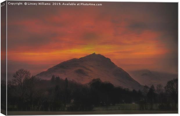 Helm Crag Canvas Print by Linsey Williams