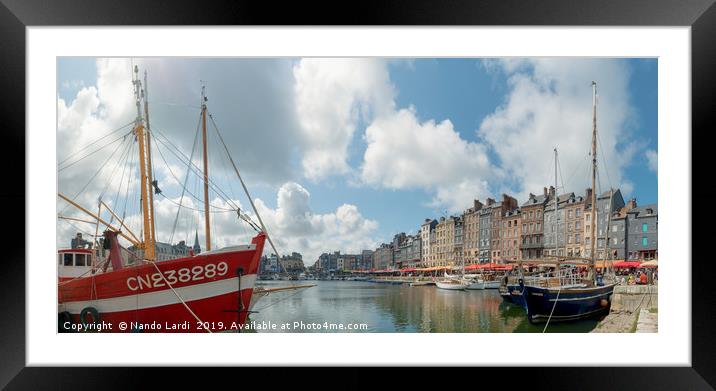 Le Vieux Bassin Framed Mounted Print by DiFigiano Photography