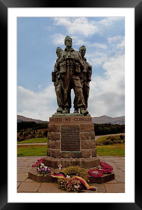 Commando Memorial 2 Framed Mounted Print by Chris Thaxter