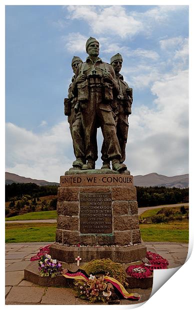 Commando Memorial 2 Print by Chris Thaxter