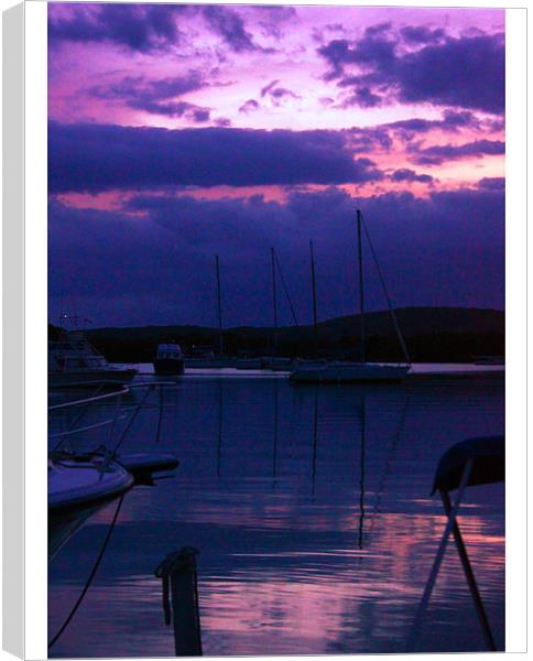 After Sunset at La Parguera Canvas Print by Rodolfo (Don F Barrios Quinon