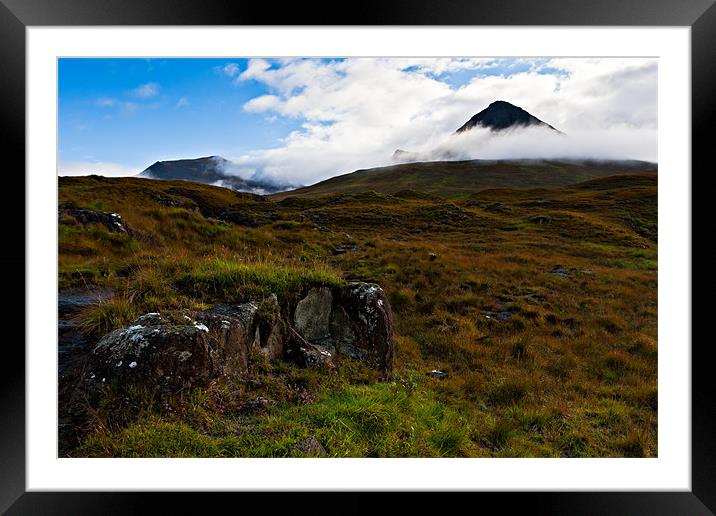 Sgurr nan Gobhar, Isle of Skye Framed Mounted Print by David Lewins (LRPS)