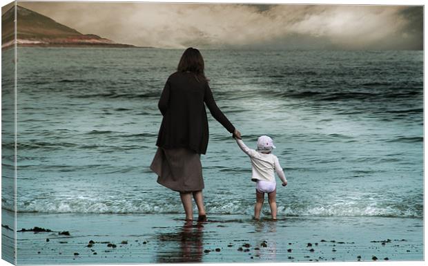 Nothing is Too Big with a Hand to Hold Canvas Print by Julie Hoddinott