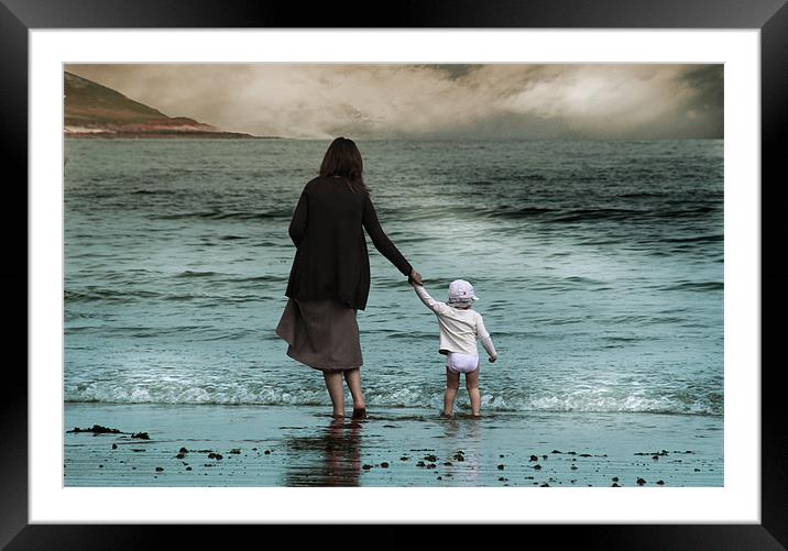 Nothing is Too Big with a Hand to Hold Framed Mounted Print by Julie Hoddinott