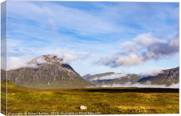 Buachaille Etive Mòr Canvas Print by Lrd Robert Barnes