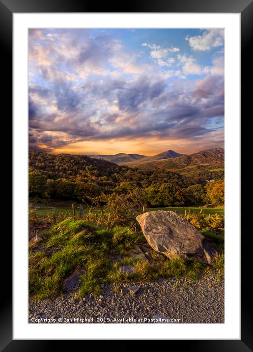 Moel Siabod Framed Mounted Print by Ian Mitchell