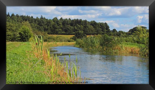 Dilham Canal - Norfolk Framed Print by Jordan Beauchamp