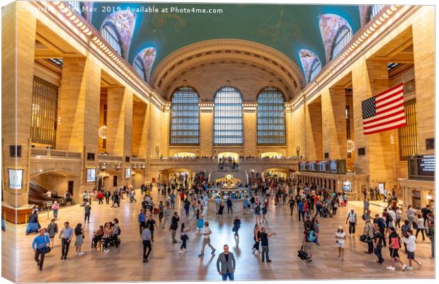 Grand Central Station, Manhattan, New York Canvas Print by The Tog