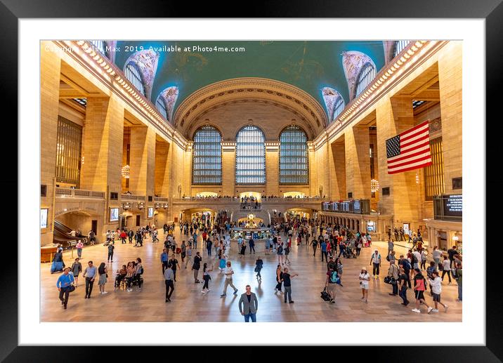 Grand Central Station, Manhattan, New York Framed Mounted Print by The Tog