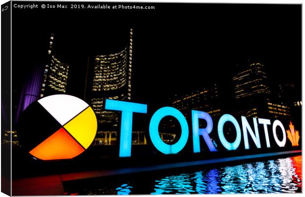 Nathan Phillips Square, Toronto, Canada Canvas Print by The Tog