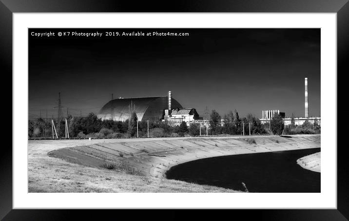 The Chernobyl Nuclear Power Plant Framed Mounted Print by K7 Photography