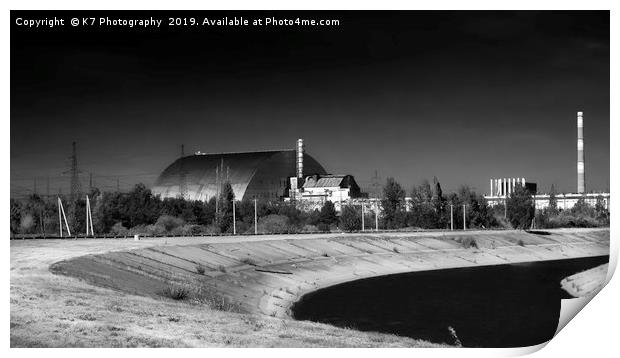 The Chernobyl Nuclear Power Plant Print by K7 Photography