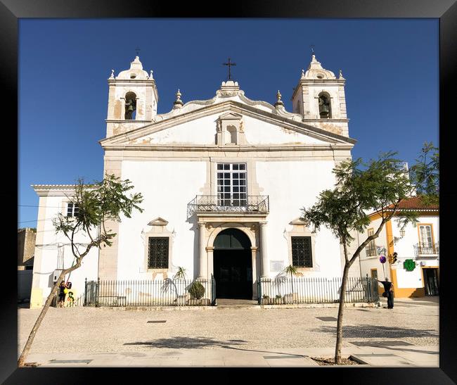 The Igreja Matriz de Santa Maria Framed Print by Naylor's Photography